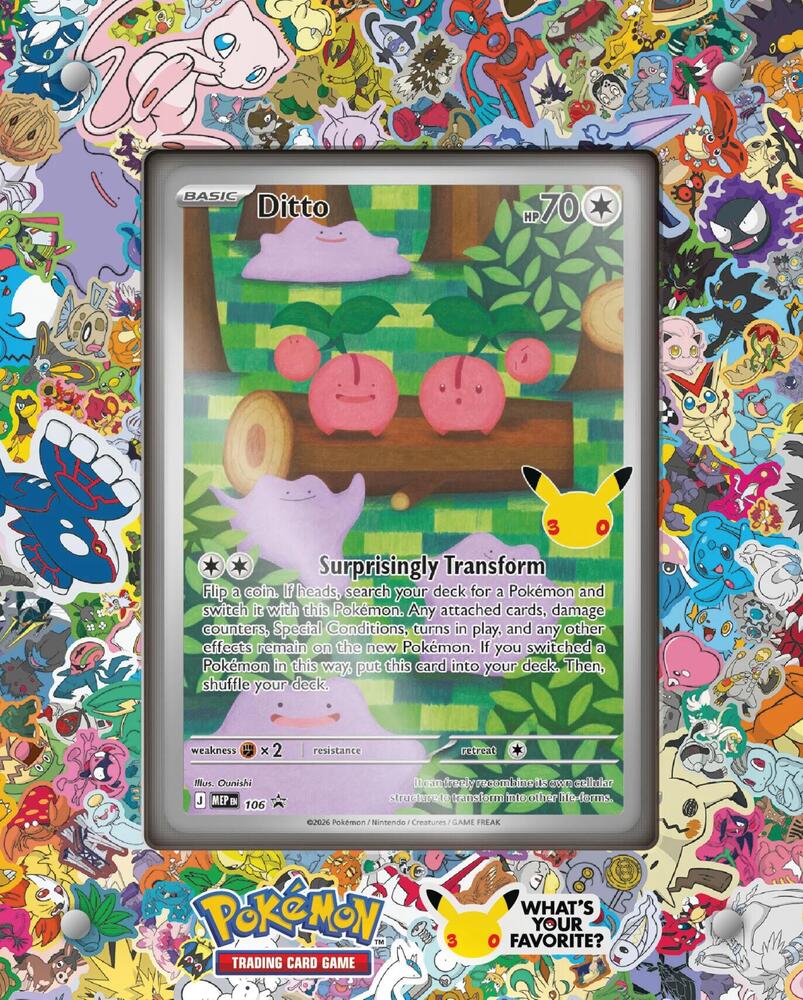FOX -Pokemon: 30th Celebration Ditto Premium Collection