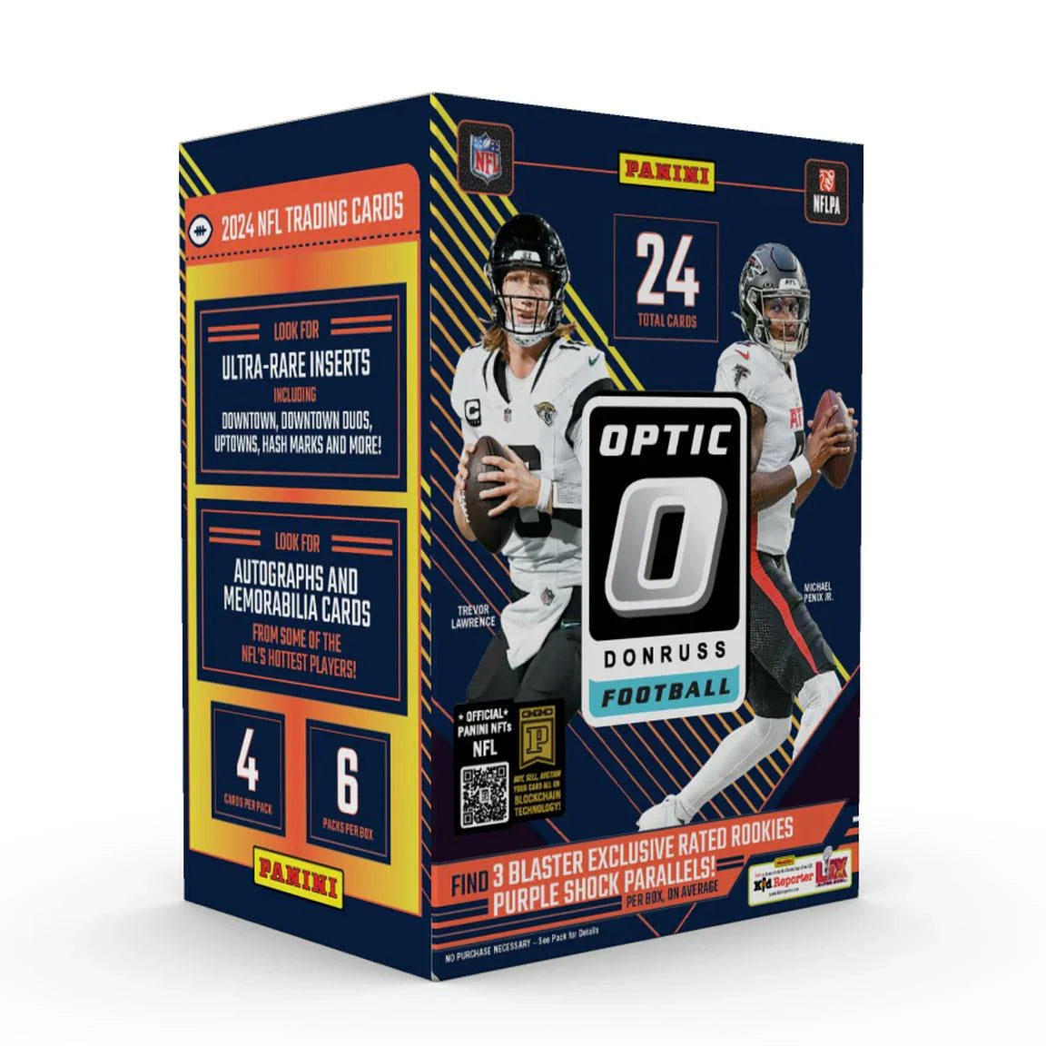 FOX -2024 Panini Donruss Optic Football Blaster Box