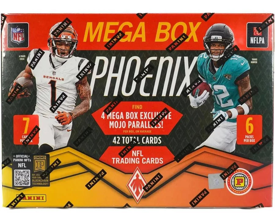 FOX -2025 Panini Phoenix Football International Hobby Mega Box