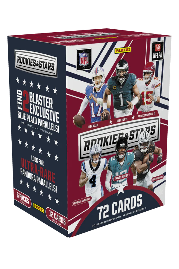 FOX -2025 Panini Rookies & Stars Football Hobby Blaster Box