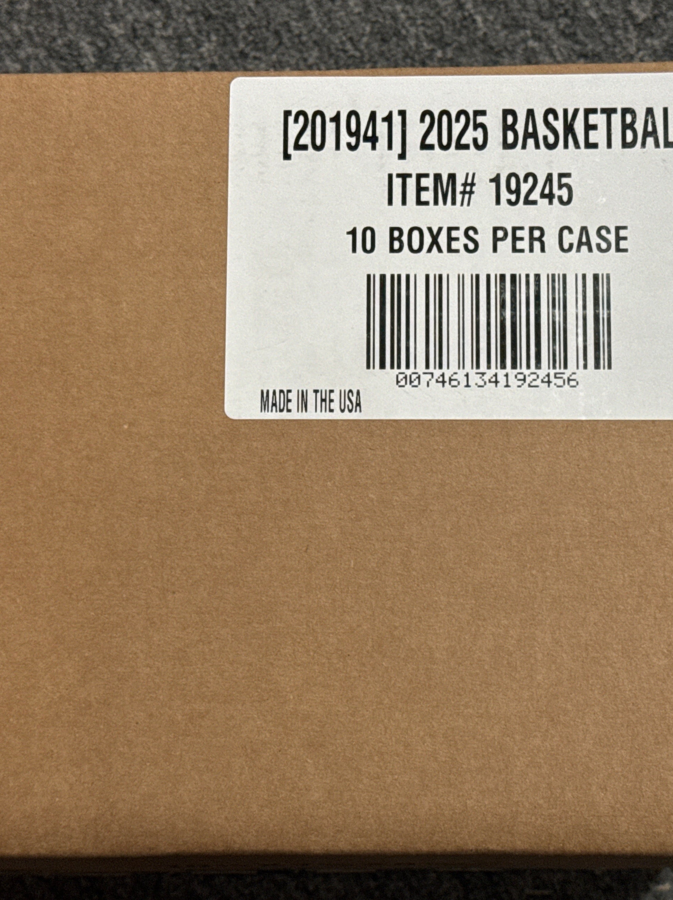 FOX -2025 Panini One and One WNBA Basketball Hobby Box (Sealed Case, 10 Box)