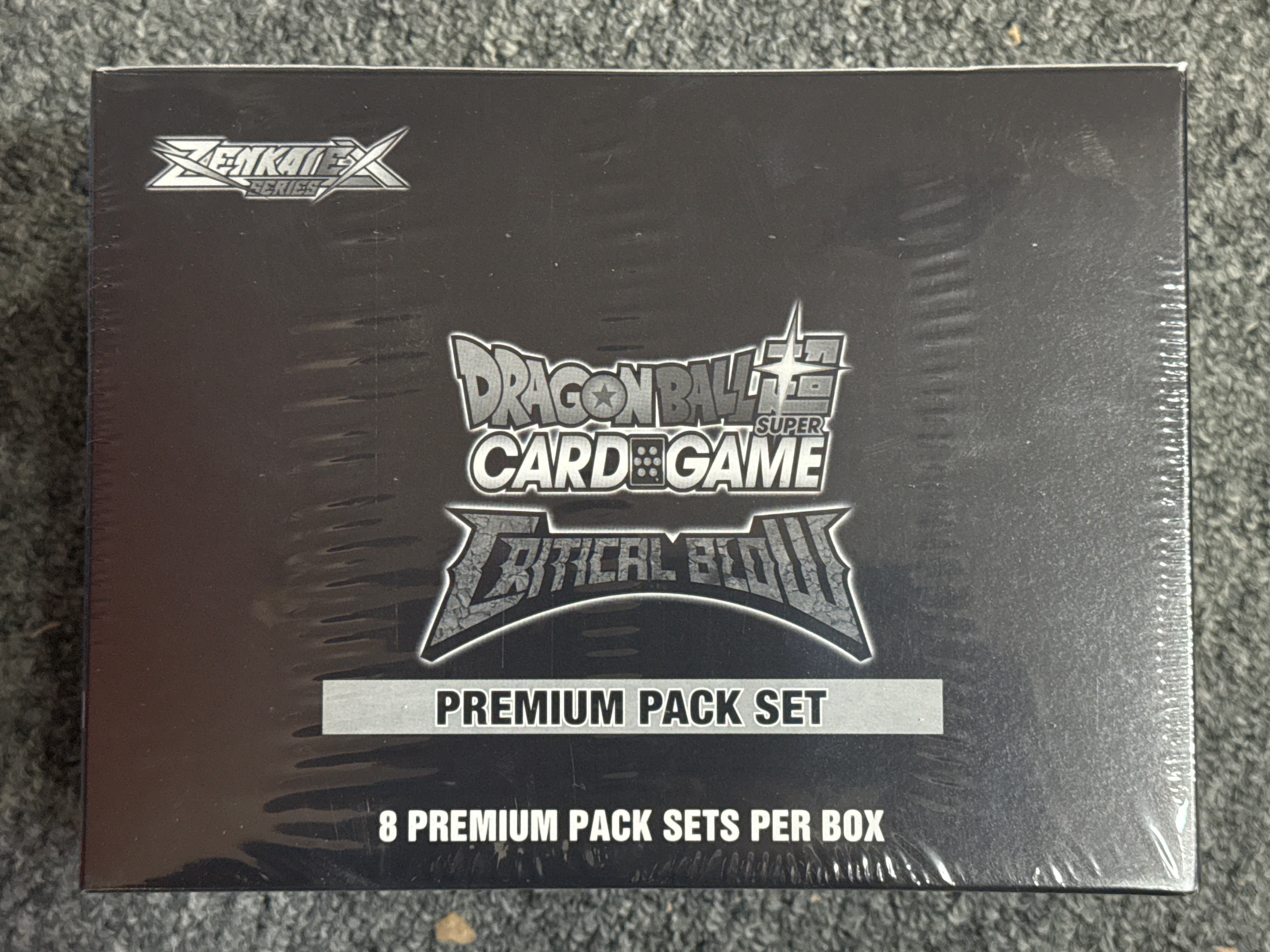 FOX -Dragon Ball Super: Critical Blow Premium Pack Set (Sealed Display, 8 Premium Pack Sets)