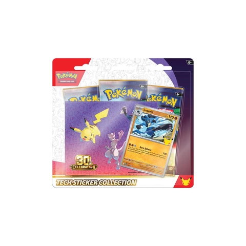 Pokemon: 30th Celebration Tech Sticker Collection [Lucario]