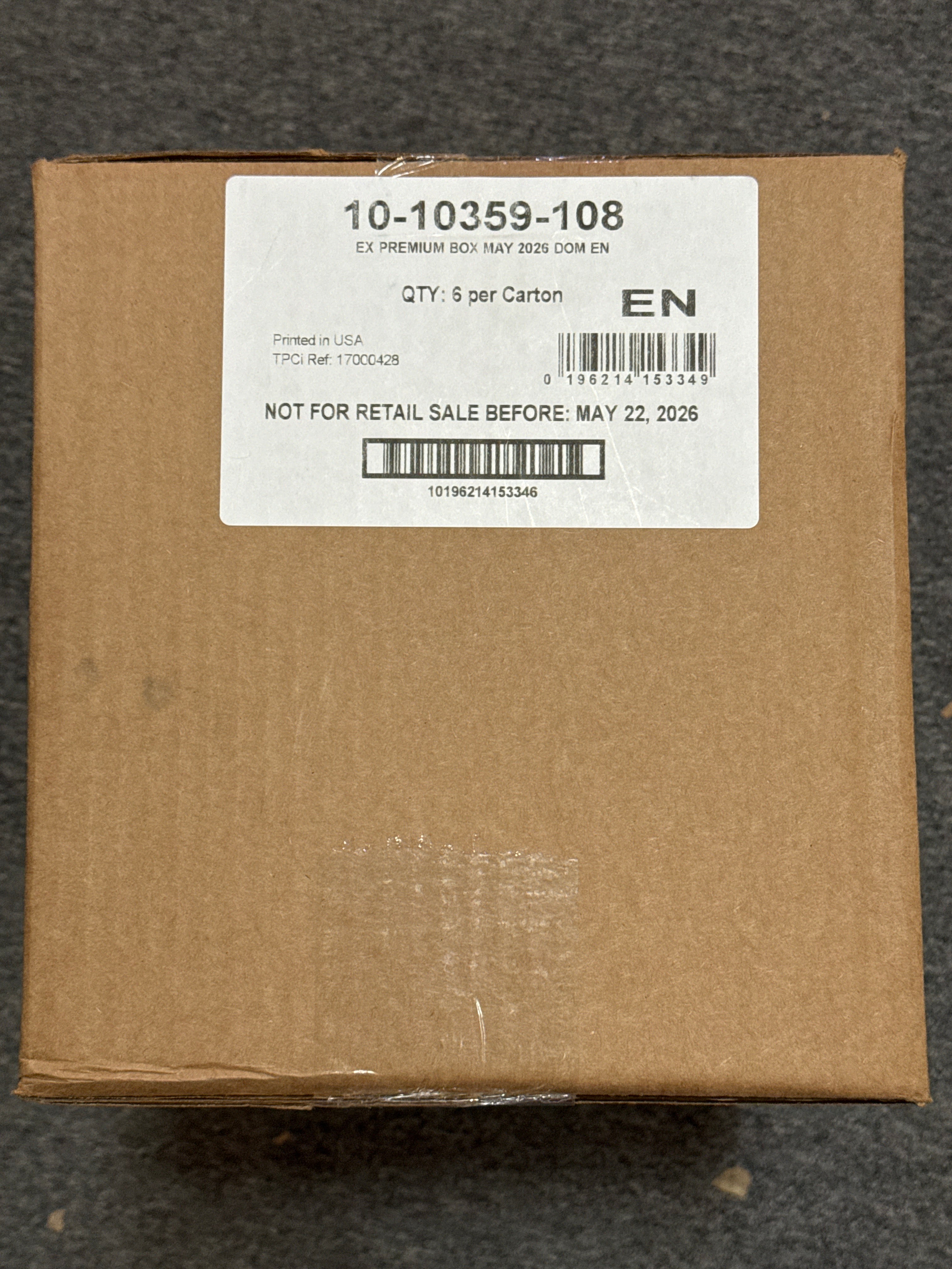 FOX -Pokemon: Mega Zygarde EX Premium Collection (Sealed Case, 6 Box)