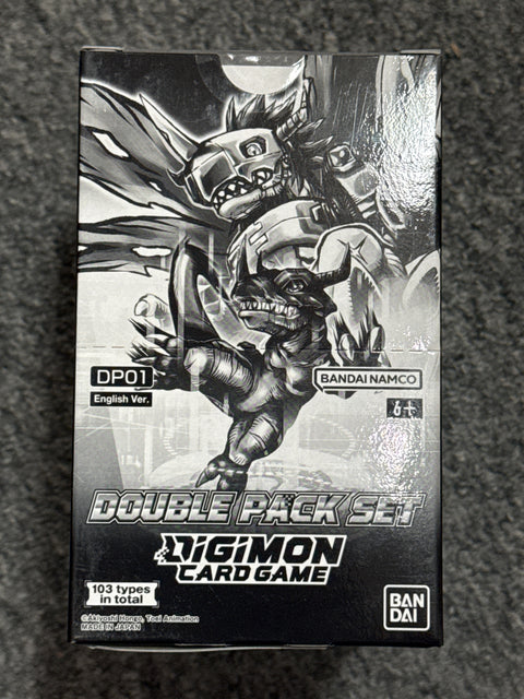 Digimon: Double Pack Set DP01 (Sealed Case, 6 Box)