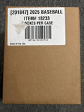 FOX -2025 Panini National Treasures Baseball Hobby Box (Sealed Case, 4 Box)