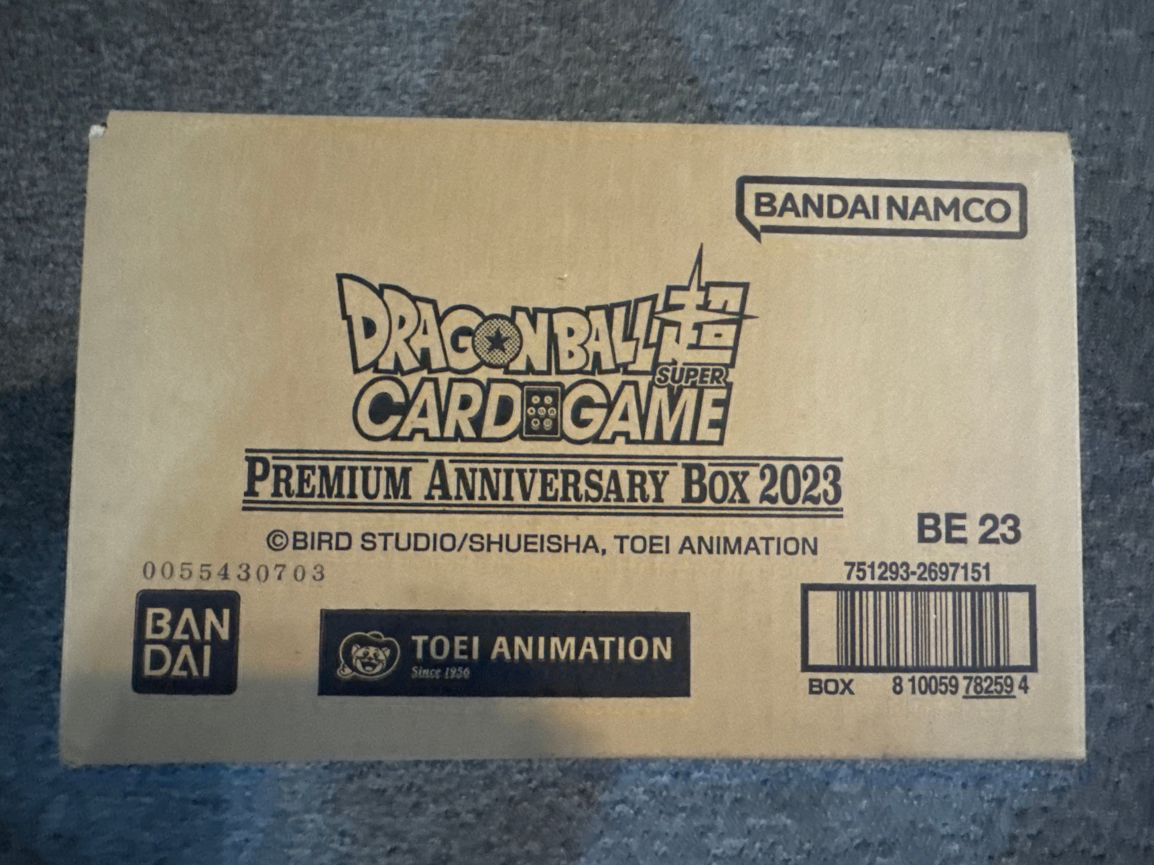 FOX -Dragon Ball Super: Premium Anniversary Box 2023 BE23 (Sealed Case, 4 Box)