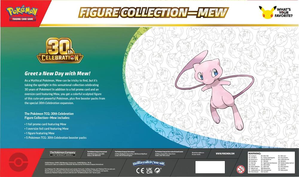 FOX -Pokemon: 30th Celebration Figure Collection [Mew]