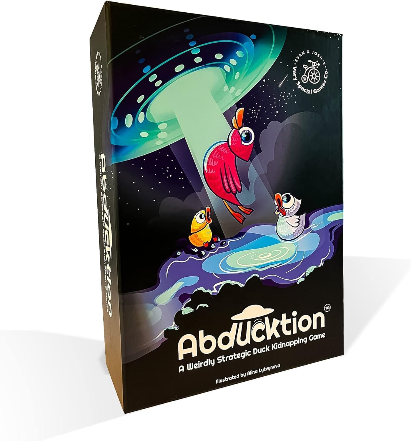 FOX -Abducktion: Base Game + IntergalacDuck Expansion (Ding & Dent)