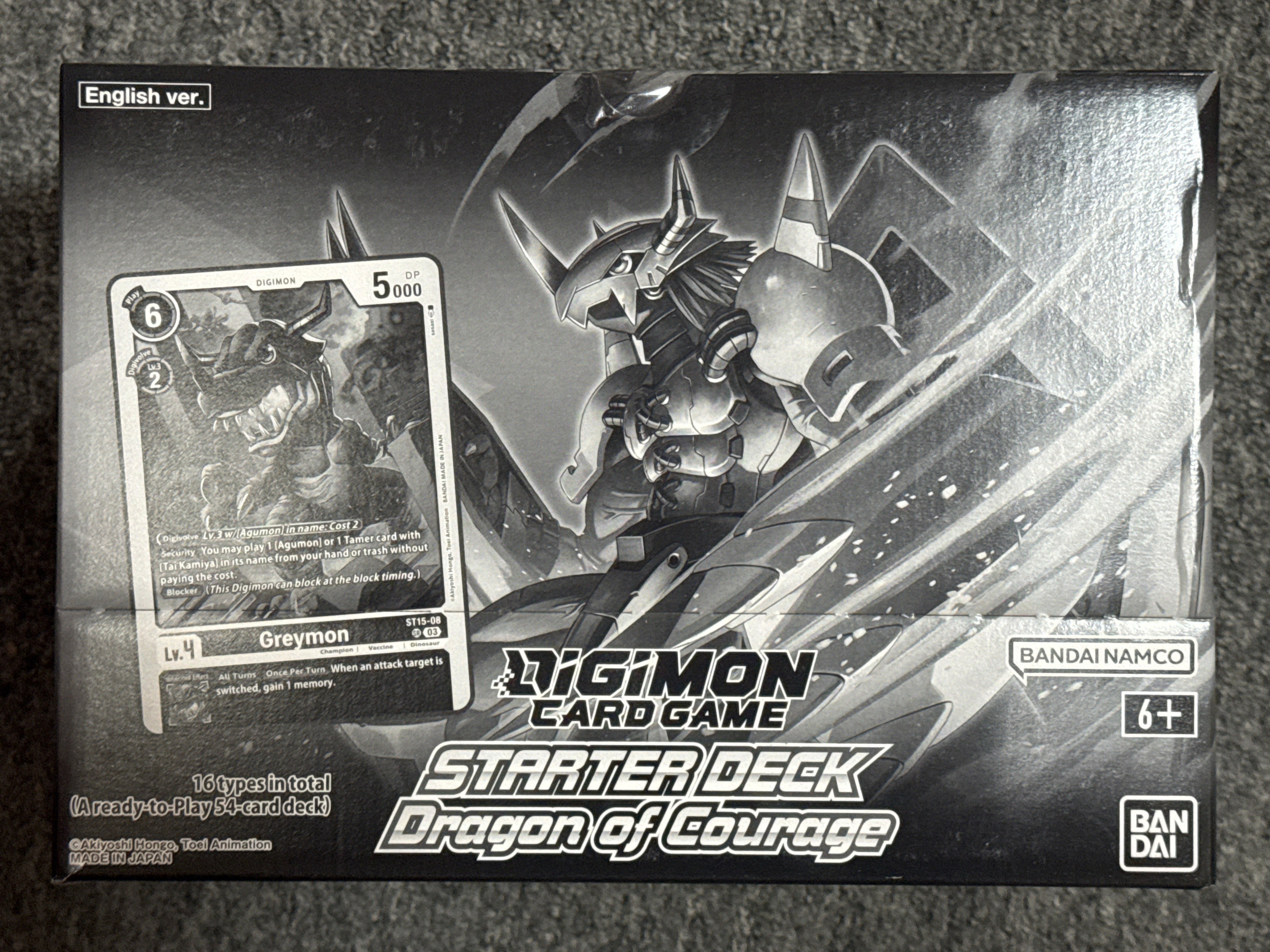 FOX -Digimon: Dragon of Courage Starter Deck (Sealed Case, 8 Box)