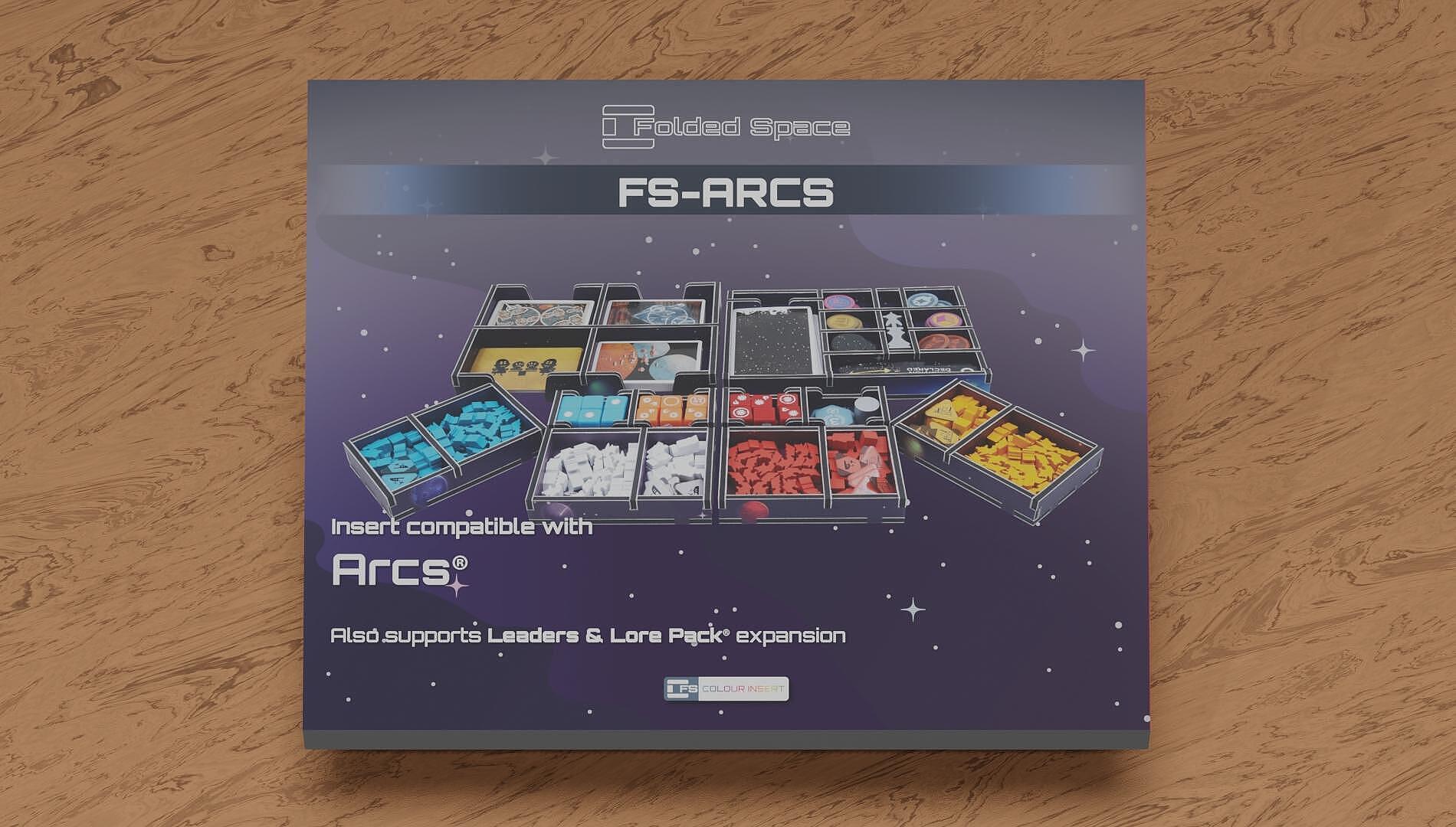 FOX -Arcs Folded Space Box Insert