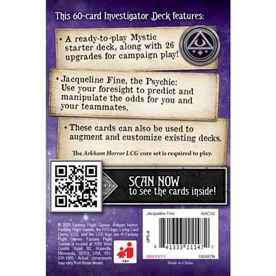 FOX -Arkham Horror: The Card Game - Jacqueline Fine: Investigator Starter Deck