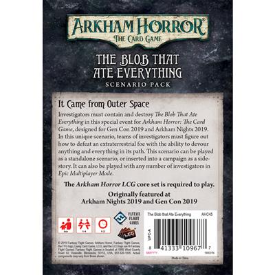 FOX -Arkham Horror: The Card Game - The Blob that Ate Everything: Scenario Pack
