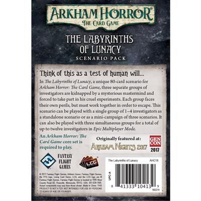 FOX -Arkham Horror: The Card Game - The Labyrinths of Lunacy: Scenario Pack