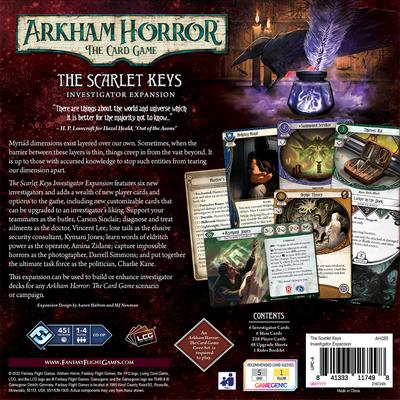 FOX -Arkham Horror: The Card Game - The Scarlet Keys: Investigator Expansion