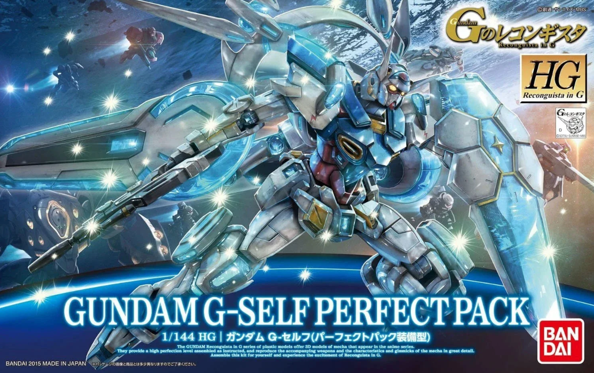 FOX -Bandai 1/144 HGRG #17 Gundam G-Self Perfect Pack "Reconguista in G" Model Kit