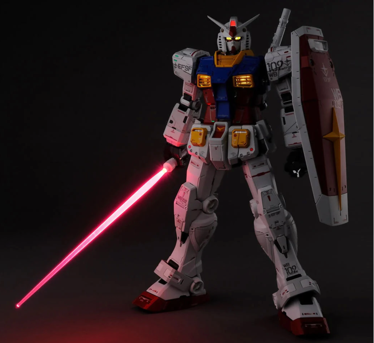 FOX -Bandai 1/60 PG Unleashed RX-78-2 Gundam "Mobile Suit Gundam" Model Kit
