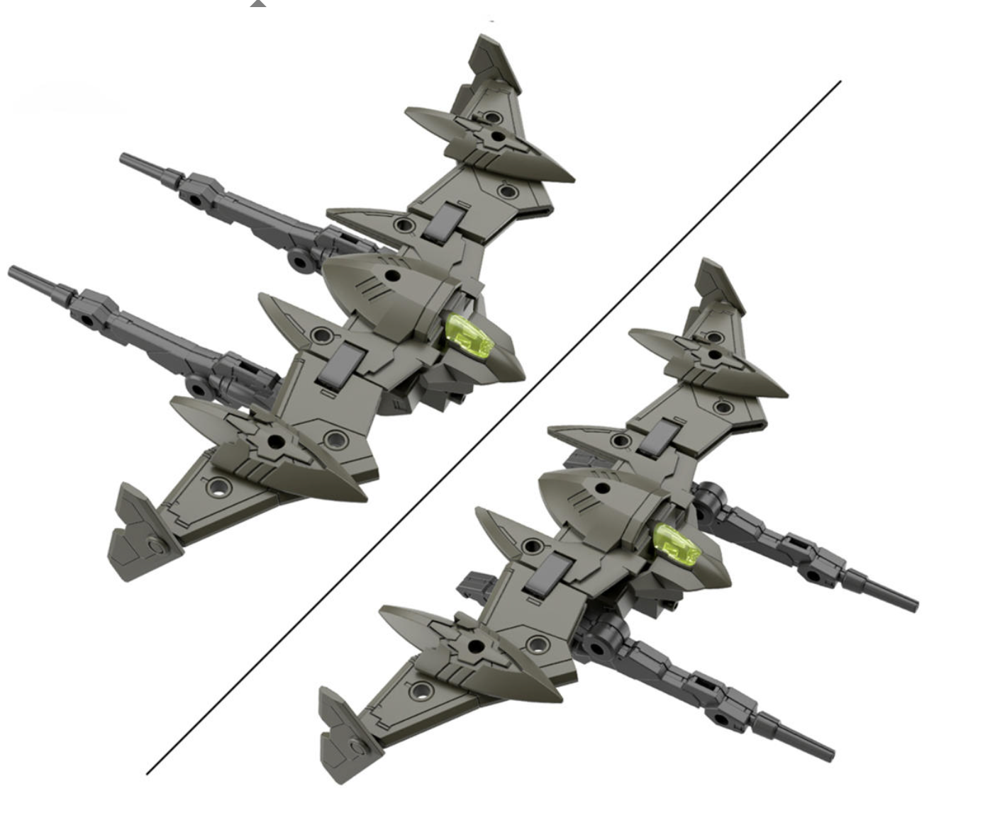 FOX -Bandai 30MM 1/144 bEXM-21 Verdenova Green Model Kit