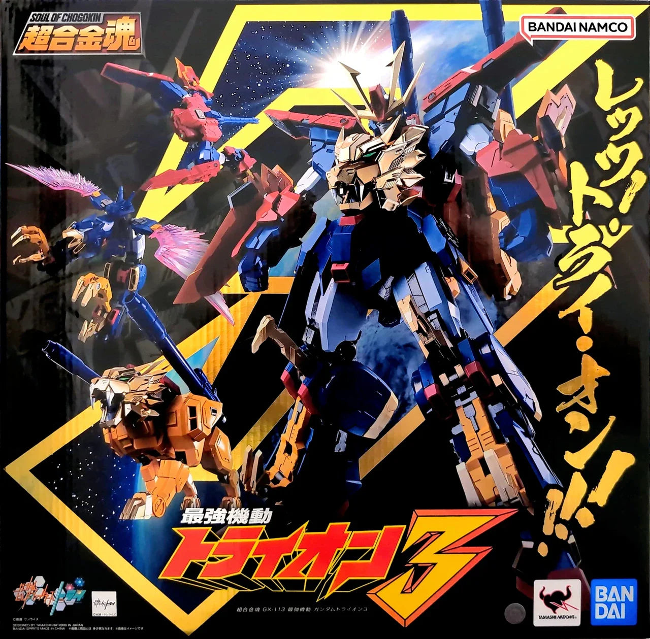 FOX -Bandai GX-113 Gundam Tryon 3 - Spirits Soul of Chogokin