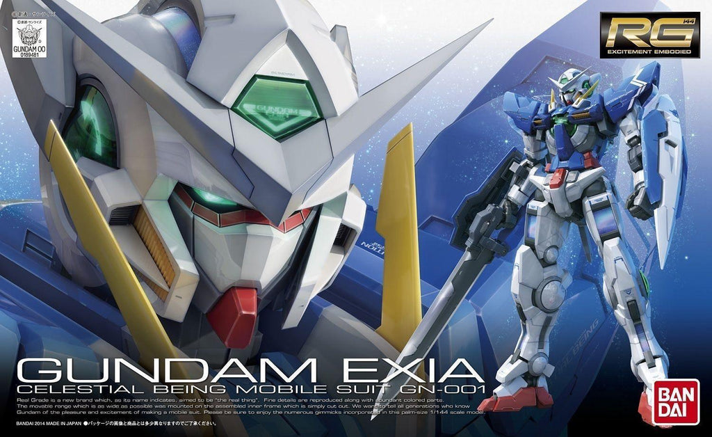 FOX -Bandai 1/144 RG #15 GN-001 Gundam Exia "Gundam 00" Model Kit