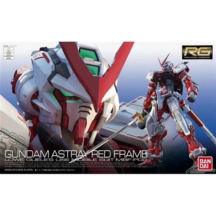 FOX -Bandai 1/144 RG #19 MBF-P02 Gundam Astray Red Frame "Gundam SEED" Model Kit