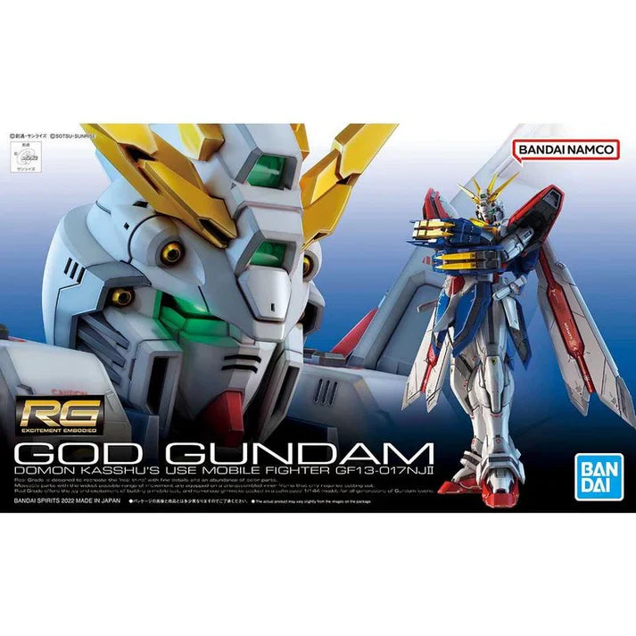 FOX -Bandai RG 1/144 #37 Burning Gundam "Mobile Fighter G Gundam" Model Kit