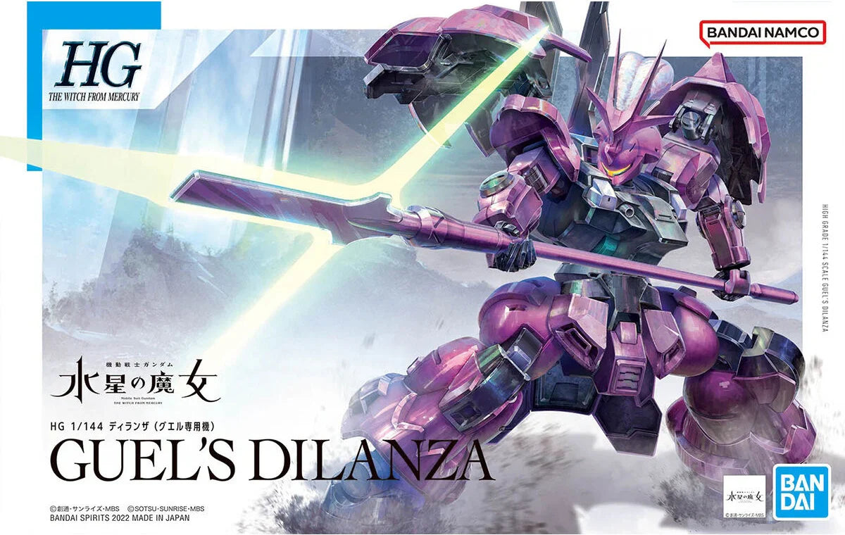 FOX -Bandai HGWFM 1/144 #04 Guel's Dilanza "The Witch from Mercury" Model Kit
