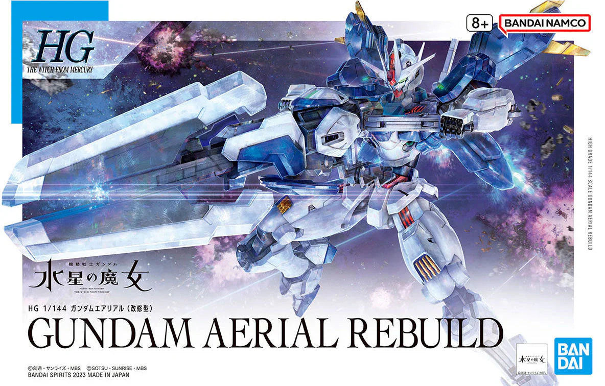 FOX -Bandai HGWFM 1/144 #19 Gundam Aerial Rebuild "The Witch from Mercury" Model Kit