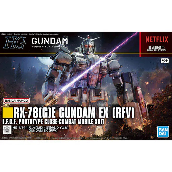 FOX -Bandai HGRV 1/144 Gundam EX "Requiem For Vengeance" Model Kit