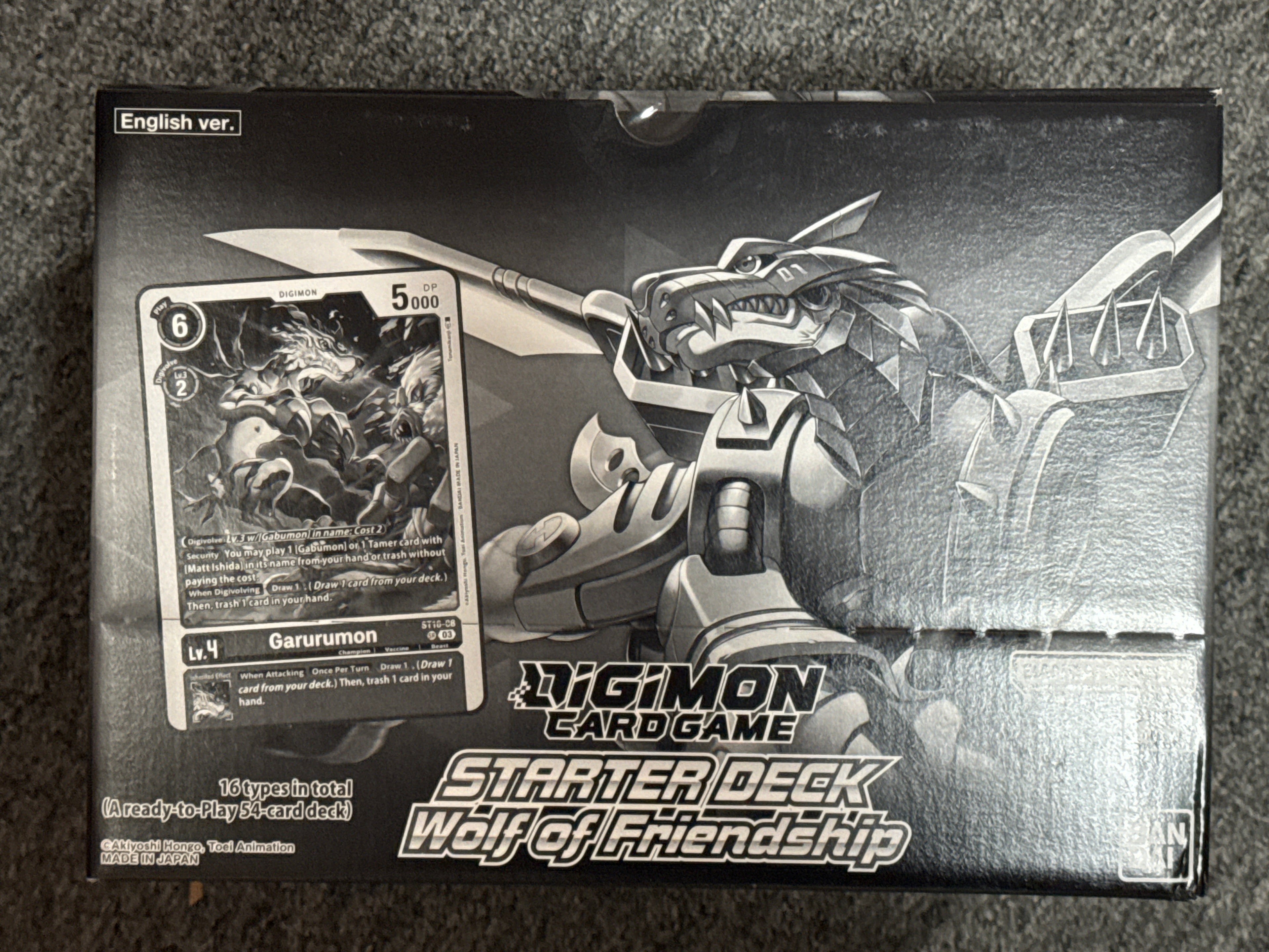 FOX -Digimon: Wolf of Friendship Starter Deck (Sealed Case, 8 Box)