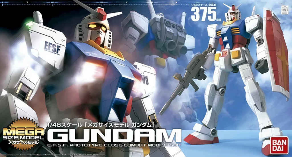 FOX -Bandai Mega Size 1/48 RX-78-2 Gundam Model Kit