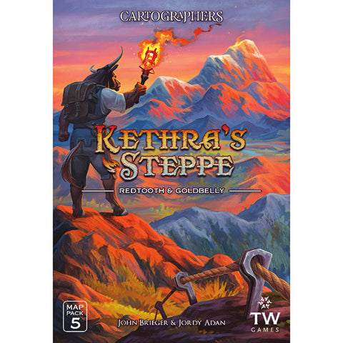 Cartographers Heroes: Map Pack 5 - Kethra's Steppe - Redtooth & Goldbelly