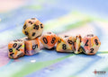 FOX -Chessex Mega-Hedral Festive Circus/Black 7-Die Set