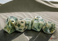 FOX -Chessex Mega-Hedral Marble Green/Dark Green 7-Die Set