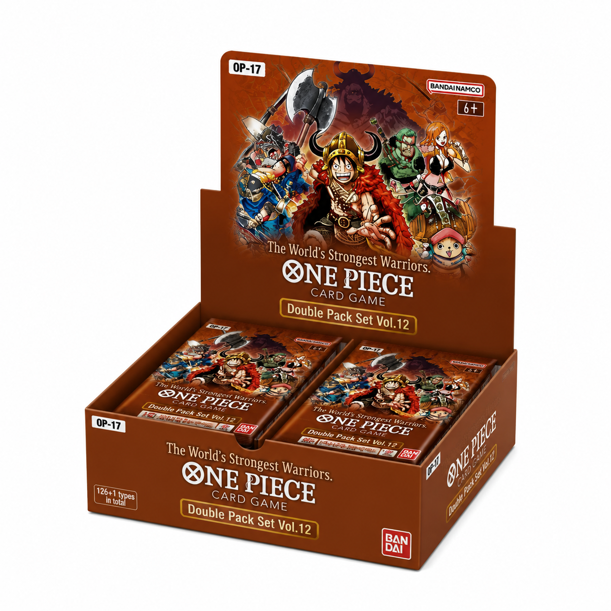 FOX -One Piece: Double Pack Set Vol. 12 Display (OP17)