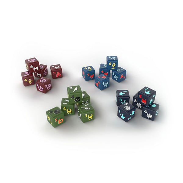 FOX -Dice Throne: Marvel 4-Hero Box - Scarlet Witch, Thor, Loki, Spider-Man (Ding & Dent) [Moderate Damage]
