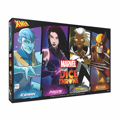 Dice Throne: Marvel X-Men Box 1 (Iceman, Psylocke, Storm, Wolverine) (Ding & Dent)
