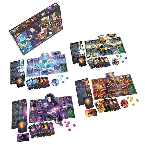 FOX -Dice Throne: Marvel X-Men Box 1 (Iceman, Psylocke, Storm, Wolverine)