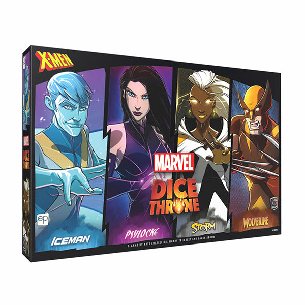 FOX -Dice Throne: Marvel X-Men Box 1 (Iceman, Psylocke, Storm, Wolverine)