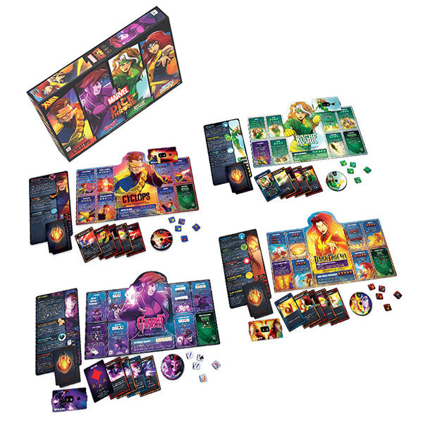 FOX -Dice Throne: Marvel X-Men Box 2 (Cyclops, Jean Grey, Gambit, Rogue)