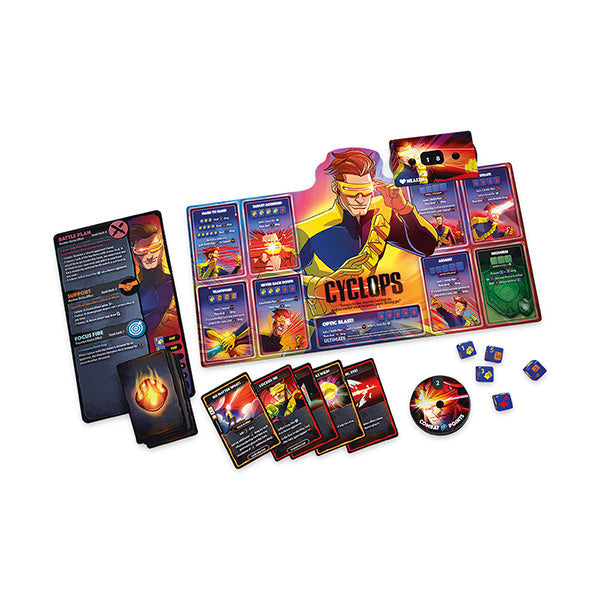 FOX -Dice Throne: Marvel X-Men Box 2 (Cyclops, Jean Grey, Gambit, Rogue)