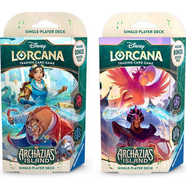FOX -Disney Lorcana - Archazia's Island Starter Decks (Set of 2)