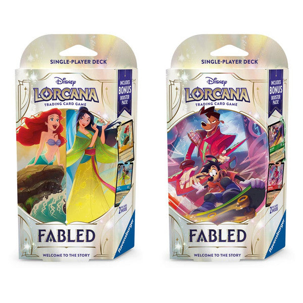 FOX -Disney Lorcana - Fabled Starter Decks (Set of 2)