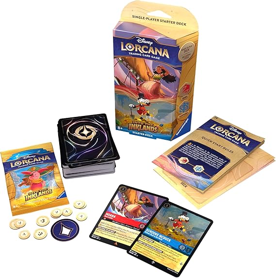 FOX -Disney Lorcana - Into the Inklands Starter Deck - Moana & Scrooge McDuck