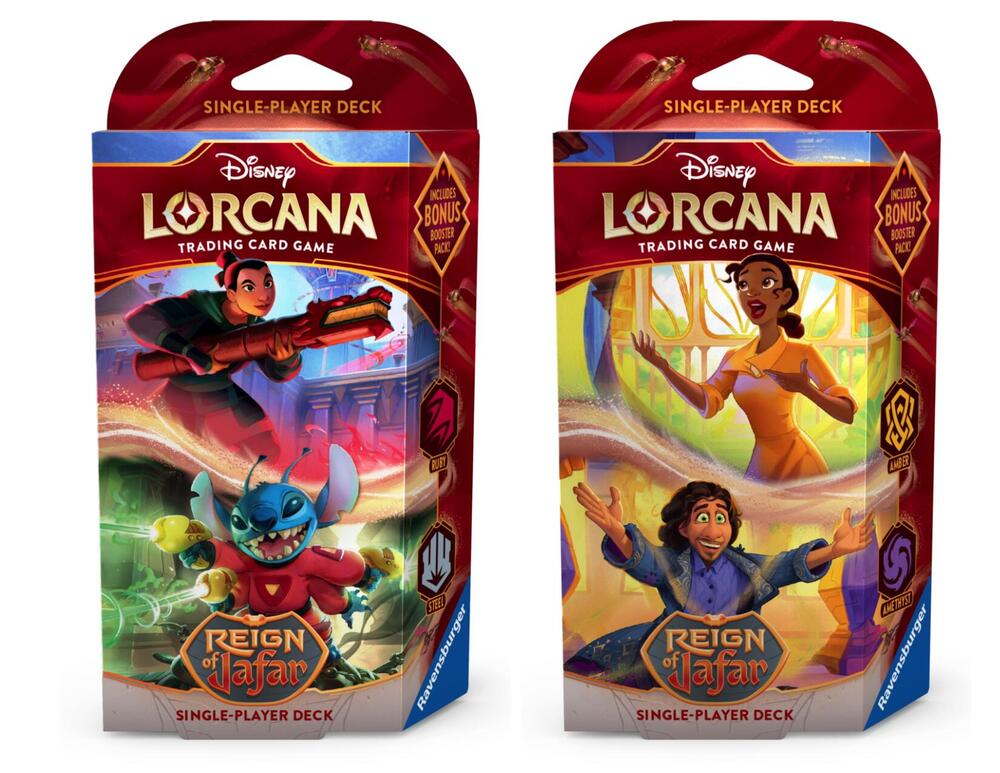 FOX -Disney Lorcana - Reign of Jafar Starter Decks (Set of 2)