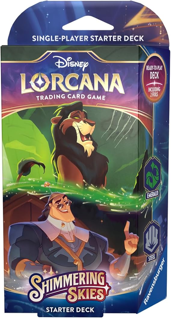 FOX -Disney Lorcana - Shimmering Skies Starter Deck - Scar & Kronk