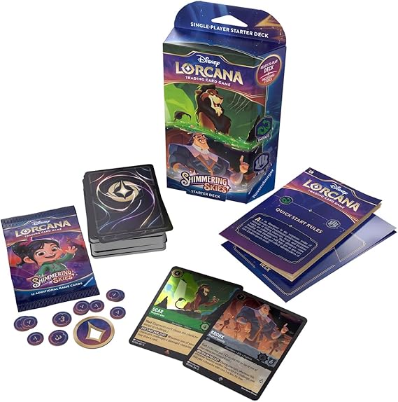 FOX -Disney Lorcana - Shimmering Skies Starter Deck - Scar & Kronk