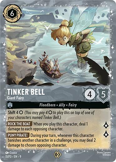 FOX -Disney Lorcana - Tinker Bell Giant Fairy Promo Card
