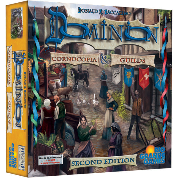 FOX -Dominion: Guilds & Cornucopia Expansions Mixed Box 2nd Ed (Ding & Dent) [Moderate Damage]