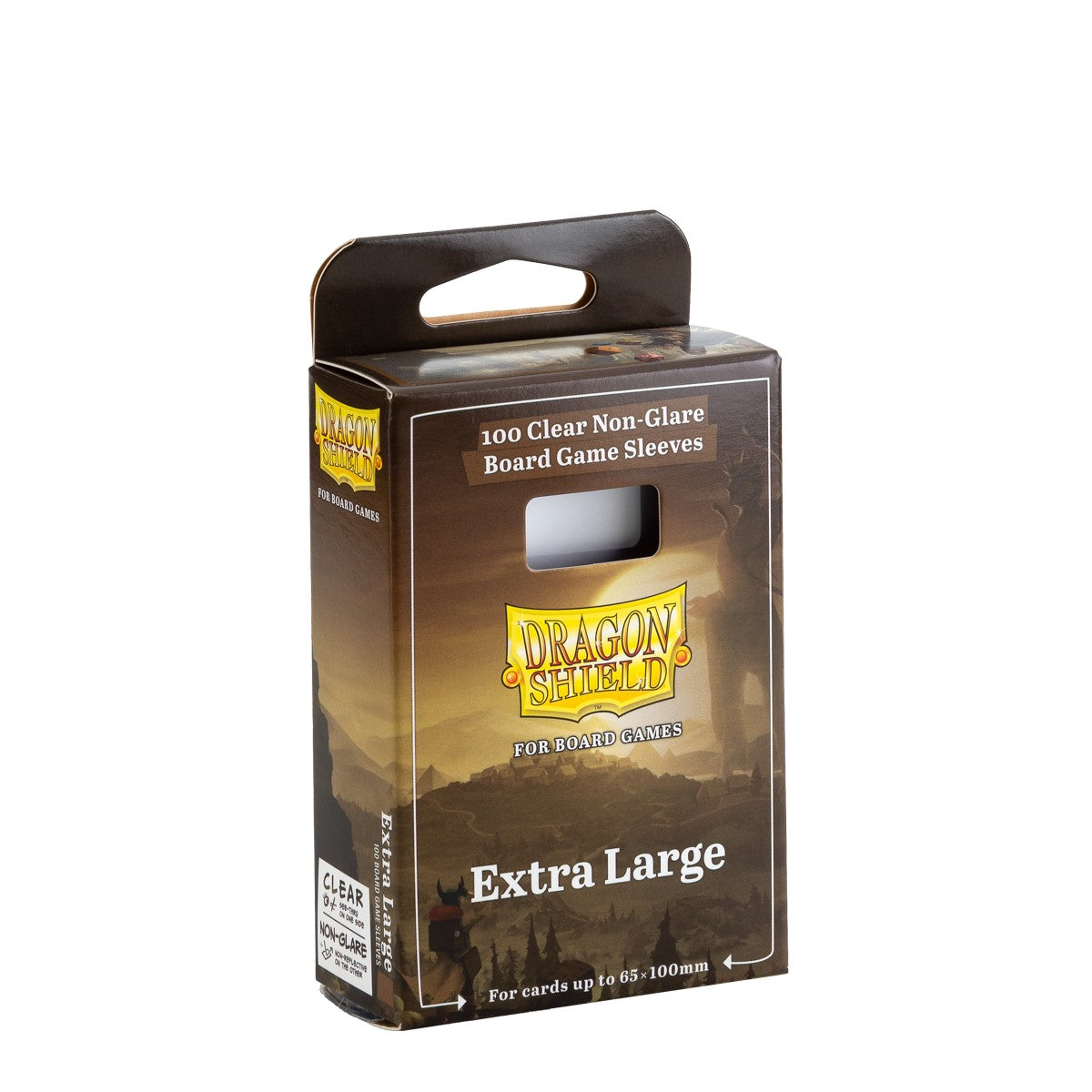 FOX -Dragon Shield Sleeves: Board Games - Extra Large 100CT